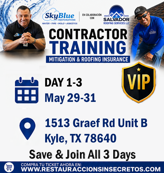 Day 1 thru 3 -Contractor Training*